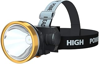 Rechargeable Headlamp, Super Bright LED Head Lamp Flashlight Waterproof Headlight with Built in Battery for Outdoor Camping Fishing Hiking Running Right Ride product image
