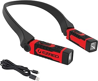 EZRED ANYWEAR Rechargeable Neck Light for Hands-Free Lighting - NK15, Perfect Light for Mechanics, Camping, Hunting, DIY Projects, Reading product image