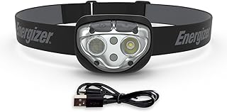 Energizer PRO-400 Headlamp Rechargeable, IPX4 Water Resistant Rechargeable Headlamp, Ultra Bright Multiple Light Modes Head Lamp, Camping, Running, Outdoors, Emergency Light, USB Included product image