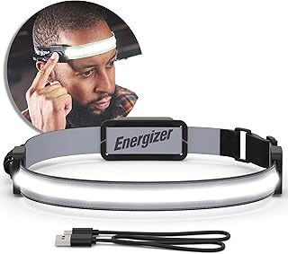Energizer Headlamp Rechargeable S400, LED WideBeam Head Light, IPX4 Water Resistant Ultra Bright Headlamps for Camping, Outdoors, Emergency Power Outage (USB Cable Included) product image