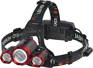 Headlamp Rechargeable 1200 Lumens Super Brightest 4 Modes Head Lamp for Adults Zoom Waterproof Headlight 90°Angle Adjustable Head Lights for Outdoor Camping Hunting Running Hiking product image