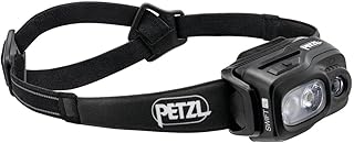 PETZL Swift RL Headlamp - Lightweight & Rechargeable 1100 Lumen Headlamp - Black product image