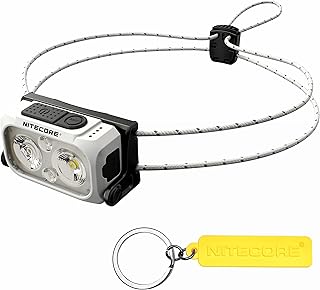 Nitecore NU21 360 Lumen Ultra Lightweight Outdoor Headlamp Dual Beam USB-C Rechargeable Headlight Tag (White) product image