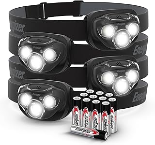 Energizer PRO-260 LED Headlamp (4-Pack), IPX4 Water Resistant Headlamps, High-Performance Head Light for Outdoors, Camping, Running, Storm, Survival LED Light for Emergencies (Batteries Included) product image