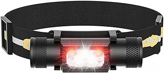 sofirn Bright Red Headlamp Rechargeable, H05B 1200 Lumens Lightweight Head Flashlight with Red Light, Adjustable Headband, 180 Degree Movable Tilt, Head Lamp for Adults Camping Hiking Fishing product image