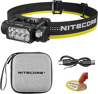 Nitecore HC65 UHE 2000 Lumen Heavy Duty Metal Headlamp, USB-C Rechargeable with White, Red, and Reading Lights Sticker for Camping, Hiking, Hunting, and Industrial Works product image