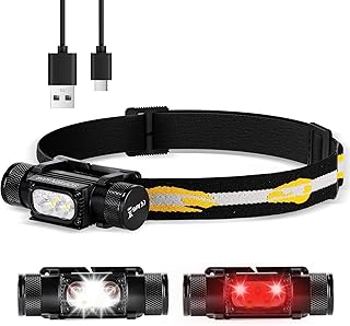 sofirn LED Headlamp Rechargeable, H35R Super Bright Lightweight Head Light with 660nm Deep Red Light, 1500 Lumens White Light, IPX6 Waterproof Head Flashlight for Running Hiking Camping product image