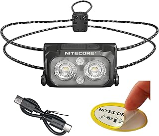 Nitecore NU25 MCT UL 400 Lumens Ultra Lightweight Headlamp, USB-C Rechargeable Sticker for Back Packing, Camping and Running product image