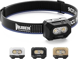 WUBEN H4 LED Headlamp Rechargeable, 800 Lumens Super Bright Head lamp, IP68 Waterproof headlamp with Motion Sensor, Headlight Flashlight 10 Modes with Red Light, for Camping Fishing& Hiking Gear product image