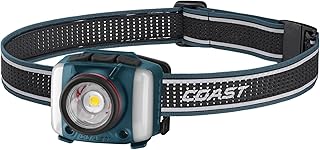 Coast FL97R Voice-Controlled 1200 Lumen Rechargeable LED Headlamp with Pure Beam® Spot & Flood, ARC Lighting, Red & Green Color Modes, Glide Focus™ Radial Arm Dial and USB-C Charge Port, Ocean Blue product image