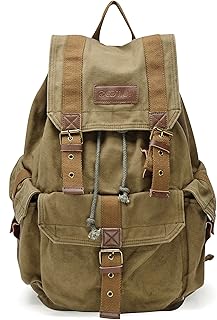 GOOTIUM 21101AMG Specially High Density Thick Canvas Backpack Rucksack, Field Tan, Large product image