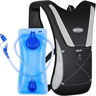 KUYOU Running Hydration Vest - Lightweight Insulated Hydration Backpack with 2L Water Bladder, Adjustable Chest Straps and Reflective Water Backpack for Running Marathon Race Hiking Cycling product image