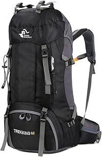 Bseash 60L Waterproof Hiking Camping Backpack with Rain Cover, Large Outdoor Sport Travel Daypack Rucksack for Climbing product image
