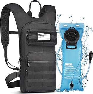 NOOLA Hydration Backpack with 3L TPU Water Bladder, Tactical Molle Water Backpack for Men Women, Hydration Pack for Hiking, Biking, Running and Climbing product image