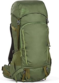 Kelty Asher Day Hiking Pack, 18-85 Liter Capacity, Hiking, Backpacking, Travel Pack, Internal Frame 2023 Model (55L Winter Moss) product image