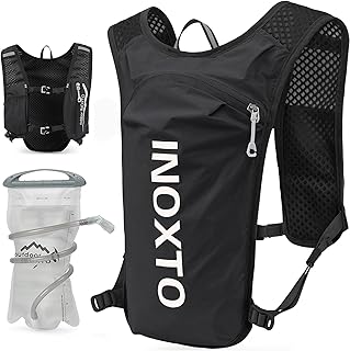 INOXTO Running Hydration Vest Backpack,Lightweight Insulated Pack with 1.5L Water Bladder Bag Daypack for Hiking Trail Running Cycling Race Marathon for Women Men product image