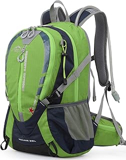 INOXTO Small Hiking Backpack with 2L Water Bladder and Rain Cover, 25L Hydration Backpack Hiking Daypack (Green) product image