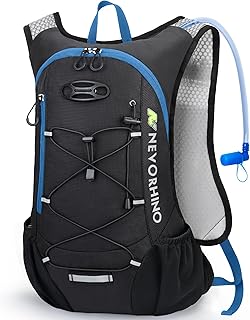 Lightweight Hydration Backpack, Running Backpack with 2L Water Bladder, Hydro Water Daypack for Cycling Hiking Rave for Men Women product image