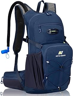N NEVO RHINO Hydration Backpack, 18L Multipurpose Hiking Backpack with 3L Water Bladder, Water Backpack Insulated Hydration Pack Ideal for Hiking and Cycling product image