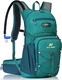 N NEVO RHINO Hydration Backpack, 18L Multipurpose Hiking Backpack with 3L Water Bladder, Water Backpack Insulated Hydration Pack Ideal for Hiking and Cycling product image