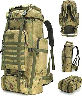 King'sGuard 70L Camping Hiking Backpack for Men Women Large Military Tactical Backpack Molle Rucksack Backpack for Outdoor product image