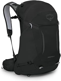 Osprey Hikelite 28L Lightweight Hiking Backpack - Durable Travel Daypack with Rain Cover for Men and Women, Black, S/M product image