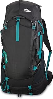 High Sierra Pathway 2.0 Backpack with Hydration Storage Sleeve, for Hiking, Biking, Camping, Traveling, Black, 75L product image
