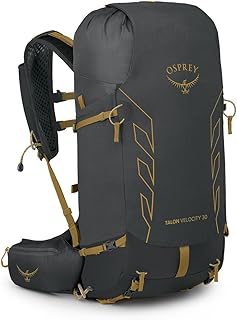 Osprey Talon Velocity 30L Men's Hiking Backpack, Dark Charcoal/Tumbleweed, L/XL product image