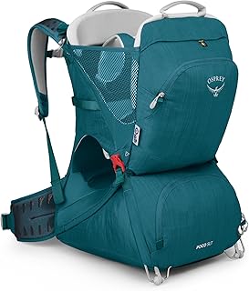Osprey Poco SLT Lightweight Child Carrier Backpack - Slimmed-Down Hiking Carrier for Toddlers with Safety Harness, Sunshade, and Ventilated Backpanel - Lightweight Travel-Friendly Option product image