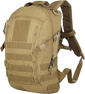 Small Tactical Backpack Military Daypack 12L Molle Bag Rucksack Army Daypack for Outdoor,Hiking,Camping,Travel (Tan) product image