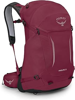 Osprey Hikelite 28L Lightweight Hiking Backpack - Durable Travel Daypack with Rain Cover for Men and Women, Chameleon/Black, S/M product image