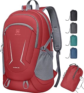 MIYCOO Backpack - Ultra Lightweight Packable Backpack for Travel Camping, Hiking Back Pack Waterproof Foldable Daypack for Men Women Red product image