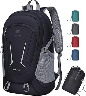 MIYCOO Backpack - Ultra Lightweight Packable Backpack for Travel Camping, Hiking Back Pack Waterproof Foldable Daypack for Men Women Black product image