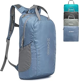 G4Free 25L Lightweight Hiking Backpack Packable Foldable Sport Travel Daypack Water Resistant for Women Men（Blue） product image