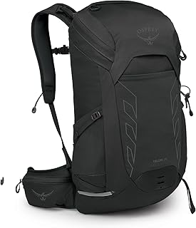 Osprey Talon 26L Men's Lightweight Hiking Backpack - Daypack for Travel & Camping, Black/Coal Grey product image