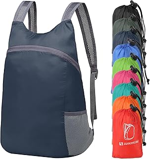 20L Ultra Hiking-Daypack Lightweight Foldable Travel Packable Backpack for Camping Cycling Outdoor, Navy Blue product image