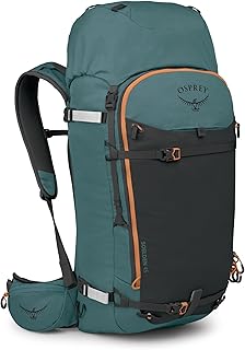 Osprey Soelden 45L Ski and Snowboard Backpack - High-Volume Backcountry Snow Pack for Men - Hut Trip Ready - Helmet Carry - Made with 100% Recycled Nylon, Cascade Blue product image