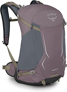 Osprey Hikelite 26L Durable Hiking Backpack - Travel Daypack with Rain Cover for Men and Women, Graphite Purple product image