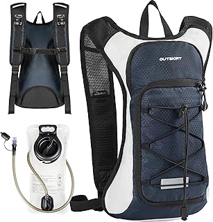 OUTSKIRT Hydration Backpack with 2L Water Bladder, Lightweight and Breathable Running Hydration Pack, Water Backpack for Hiking, Cycling, Trail Running, Marathons & Outdoor Adventures for Men Women product image