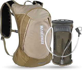 MARCHWAY Ultralight Hydration Backpack with 3L TPU Water Bladder, Sleek High-Capacity Day Pack for Cycling, Hiking, Running, Backpacking, Travel product image