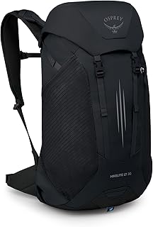 Osprey Hikelite LT 30L Hiking Backpack - Lightweight Travel Daypack with Rain Cover for Men and Women, Black product image