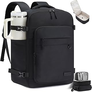 LOVEVOOK 40L Carry on Backpack, Large 17 Inch Travel Backpack for Women Men, Personal Item Bag Airline Approved with 3 Packing Cubes, Hiking Backpack Waterproof Weekender Essentials Casual Daypack product image