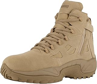 Reebok Men's Rb8694 Rapid Response Rb Composite Toe 6" Tactical Stealth Boot Sidezipper Desert Tan Military & Tactical Boots product image