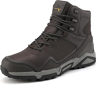 NORTIV 8 Men's Mid Waterproof Hiking Boots Outdoor Lightweight Trekking Mountaineering Camping Shoes product image