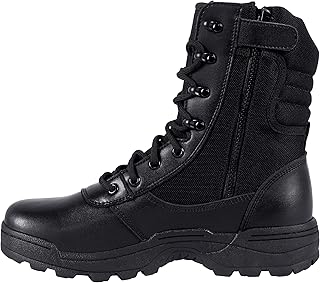 Men's Military Tactical Work Boots Side Zipper Jungle Army Combat Boots product image