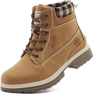 Work Hiking Boots for Women Waterproof - Womens Outdoor Ankle Boots Lightweight Snow Winter Boots for Trekking Walking product image