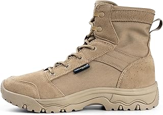 FREE SOLDIER Men's Tactical Hiking Boots Lightweight Comfortable Combat Work Boots 6 Inches product image