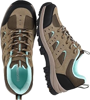 CUSHIONAIRE Brig Womens Hiking Shoes, Supportive Trail Shoes for Women with Waterproof Protection and Arch Support product image