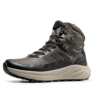 NORTIV 8 Men's Waterproof Hiking Boots Lightweight Non-Slip Outdoor Ankle Trekking Boots Expedition product image