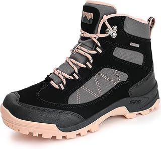 R CORD Womens Hiking Boots Waterproof Hiking Boots Womens Non-Slip Hiking Shoes Backpacking Boots All Day Walking Boots Outdoor product image
